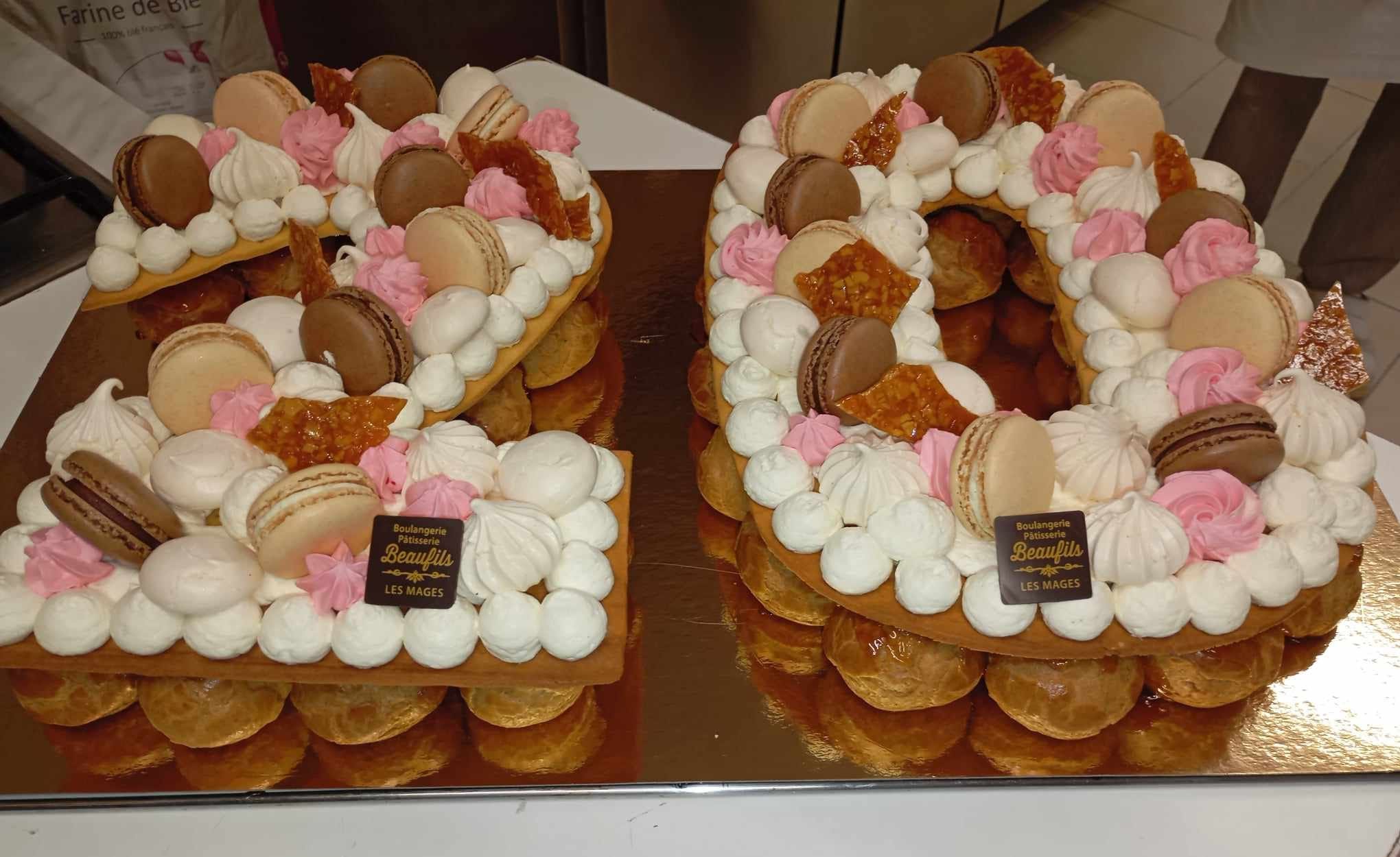 gateau 20 ans fait de choux à la crème