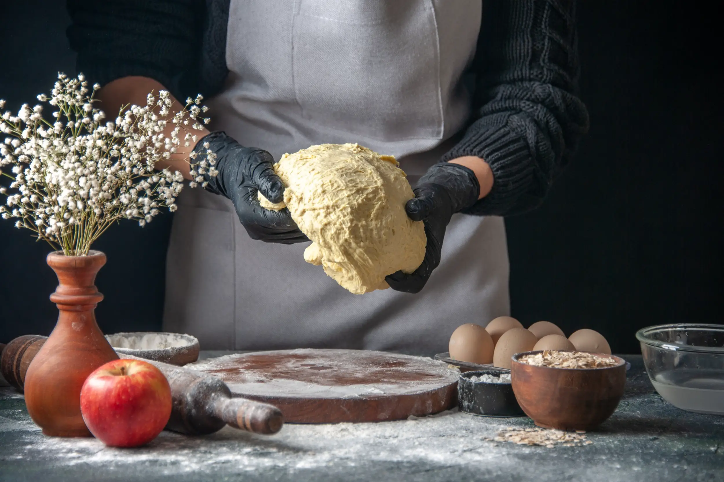 confection d'un gateau